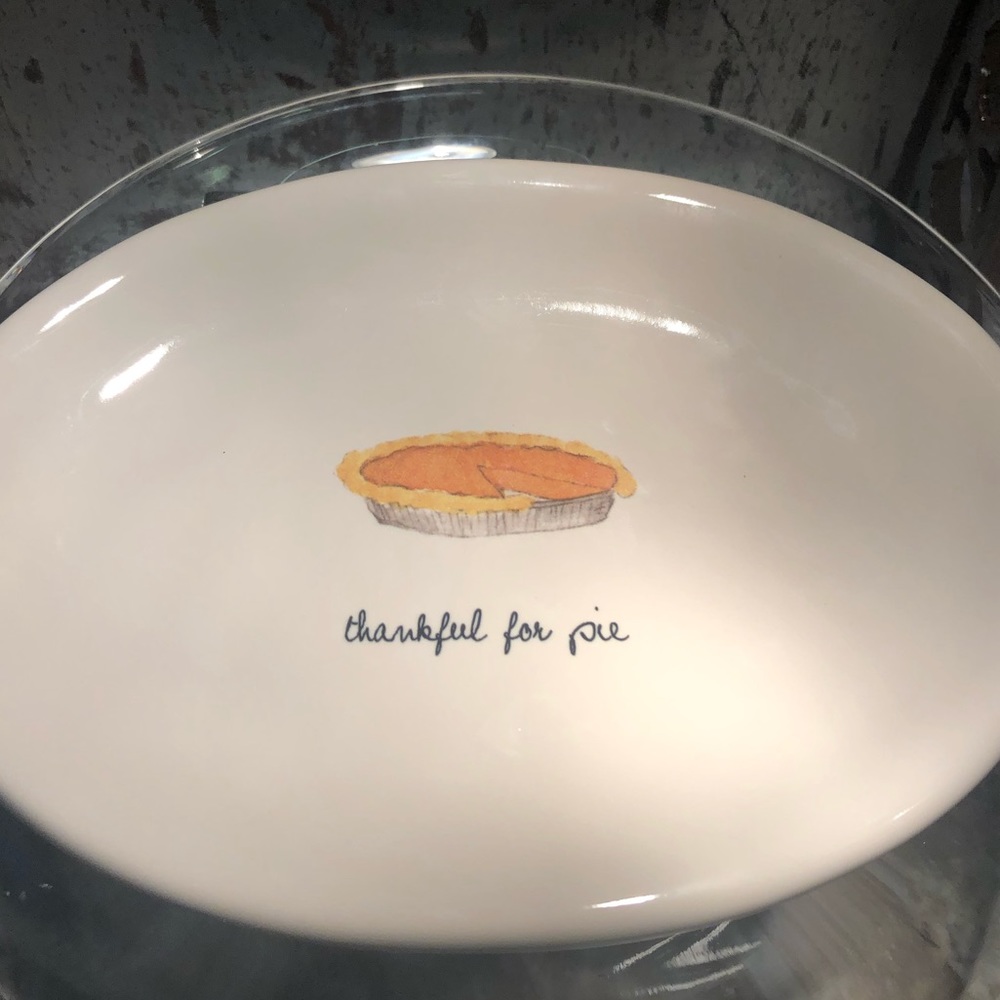 Rae Dunn Small Plate 🎃 Thankful for Pie 🥧